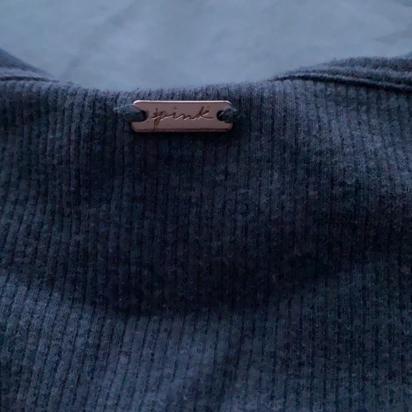 Grey Cropped Tank Top - Picture 2 of 2